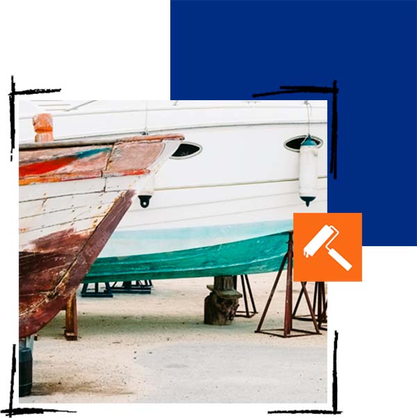 Покраска кораблей